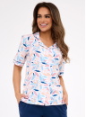 Pijama de damă cu nasturi CORNETTE 696/453 ANETTE roz