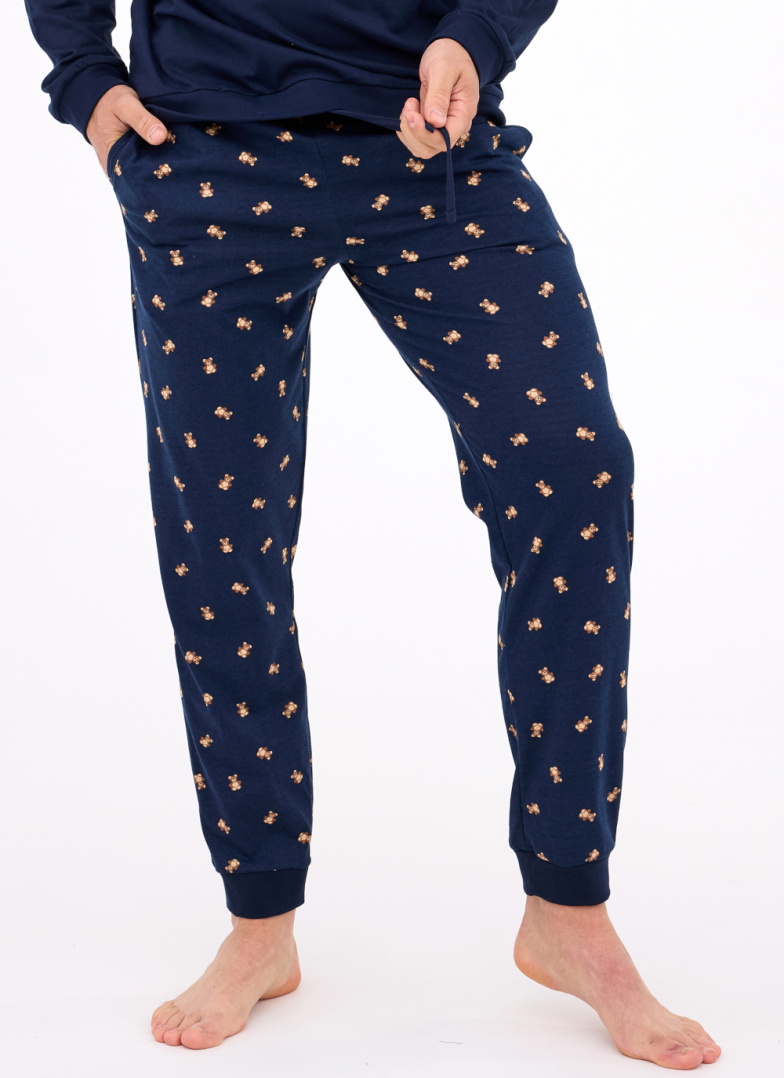 Pijama bărbați CORNETTE 939/300 BIG BOSS albastru închis