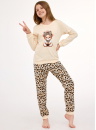 Pijama fete CORNETTE 594/191 592/191 PANTHER bej