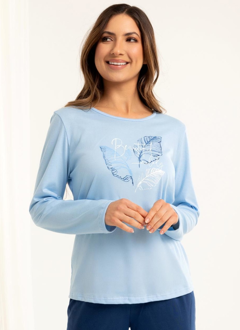 Pijama dama REGINA 705 albastru