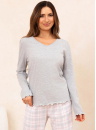 Pijama dama REGINA 712 melange deschis