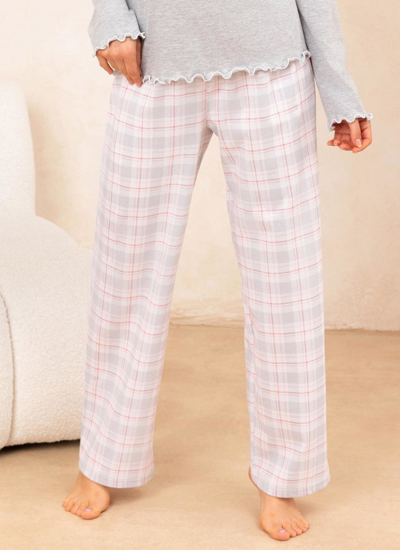 Pijama dama REGINA 712 melange deschis