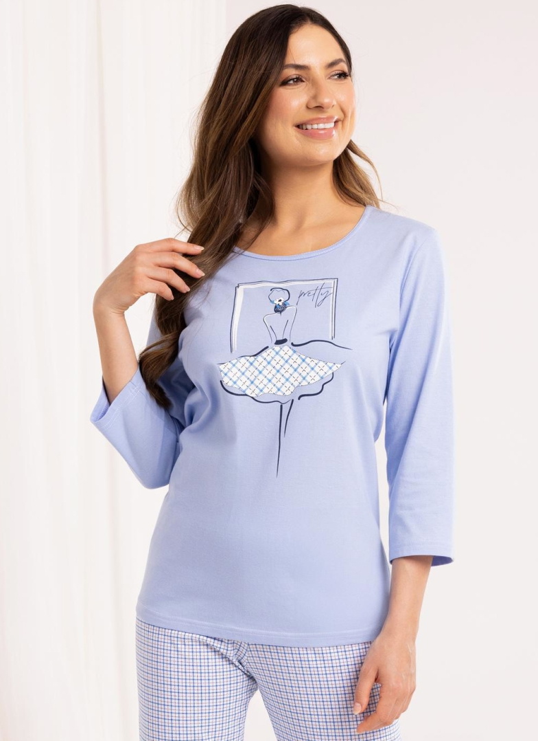 Pijama dama REGINA 716 albastru