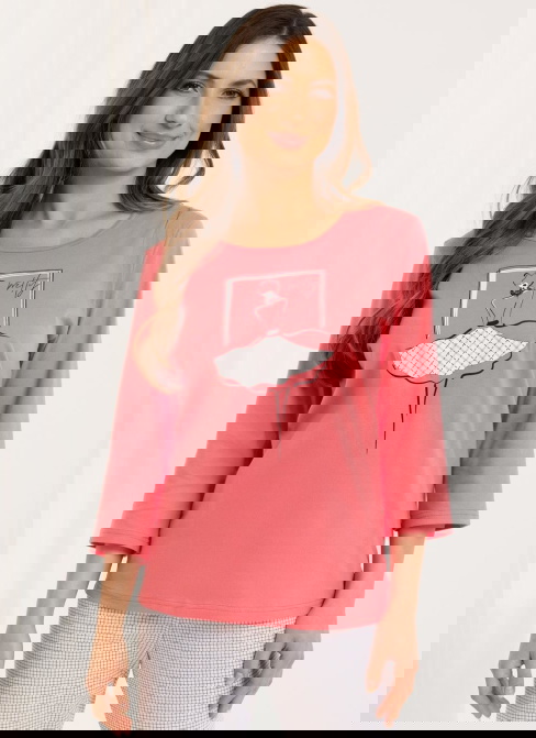 Dámské pyžamo REGINA 716 růžová