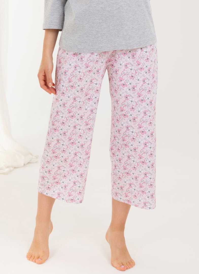 Pijama dama REGINA 711 melange deschis