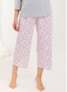 Pijama dama REGINA 711 melange deschis