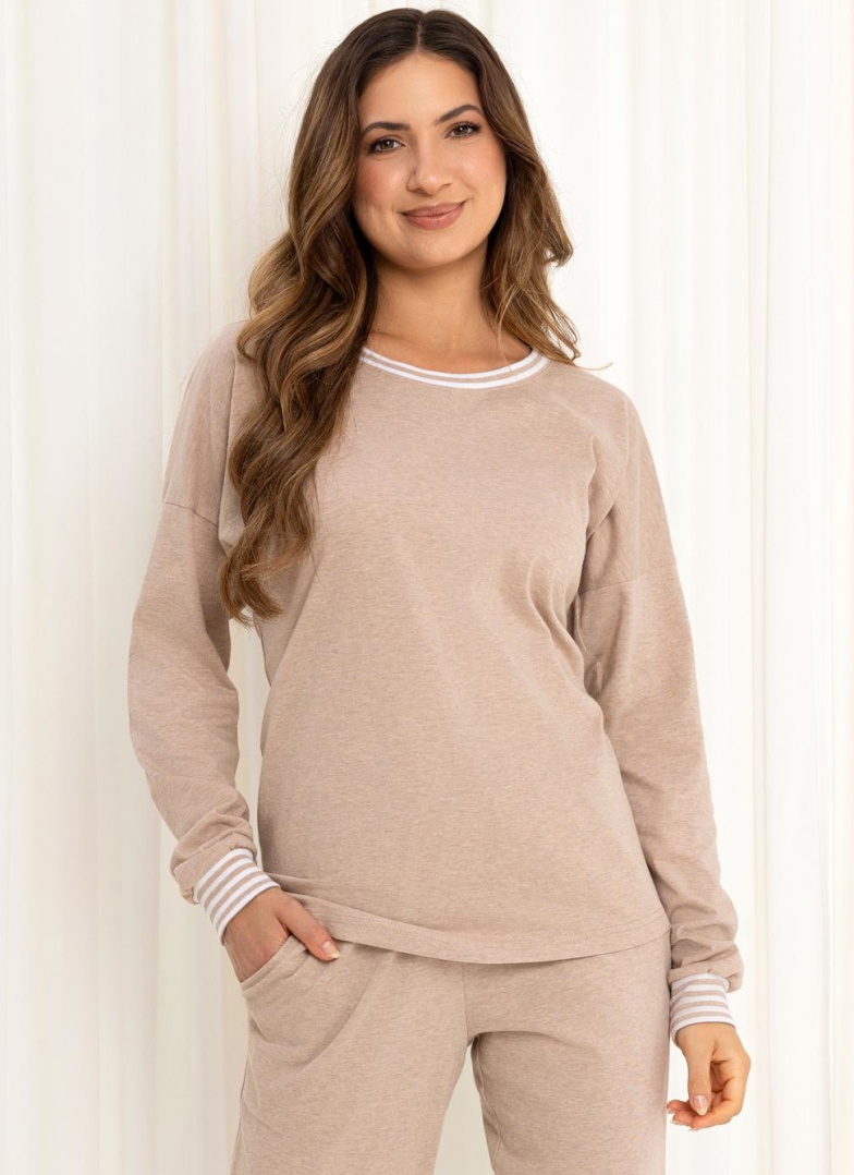 Női pizsama/ HOMEWEAR REGINA 718 bézs