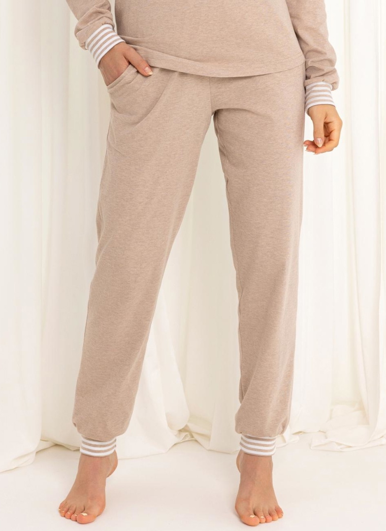 Női pizsama/ HOMEWEAR REGINA 718 bézs