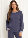 Női pizsama/ HOMEWEAR REGINA 718 tengerészkék