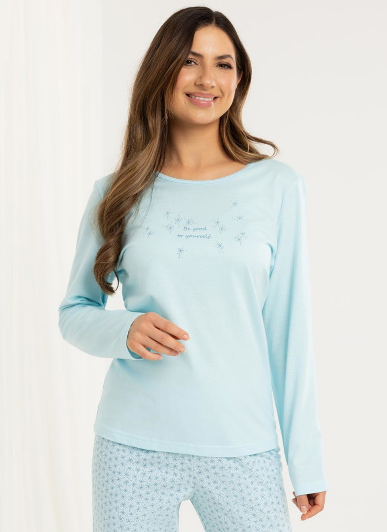 Pijama dama REGINA 708 turcoaz