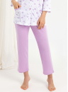 Pijama de damă cu nasturi REGINA 723 violet