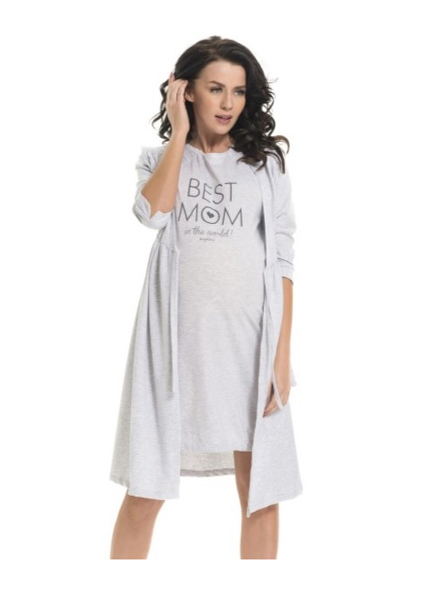 Halat dama DOCTOR NAP BEST MOM SBL.9243 GREY MELANGE